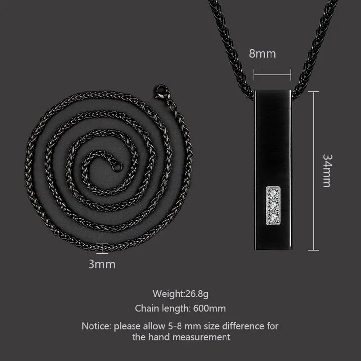 black bar pendant necklace 04