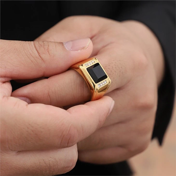 Stainless steel ring men 05