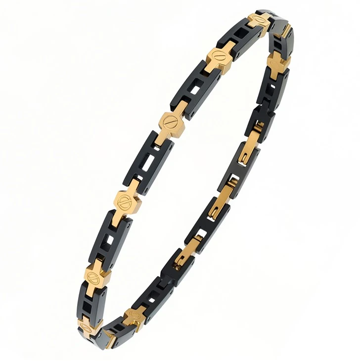 316L Stainless Steel Slim Link Bracelet With Multi-Plating – Wholesale & Customizable 316L Stainless Steel Slim Link Bracelet With Multi-Plating – Wholesale & Customizable
