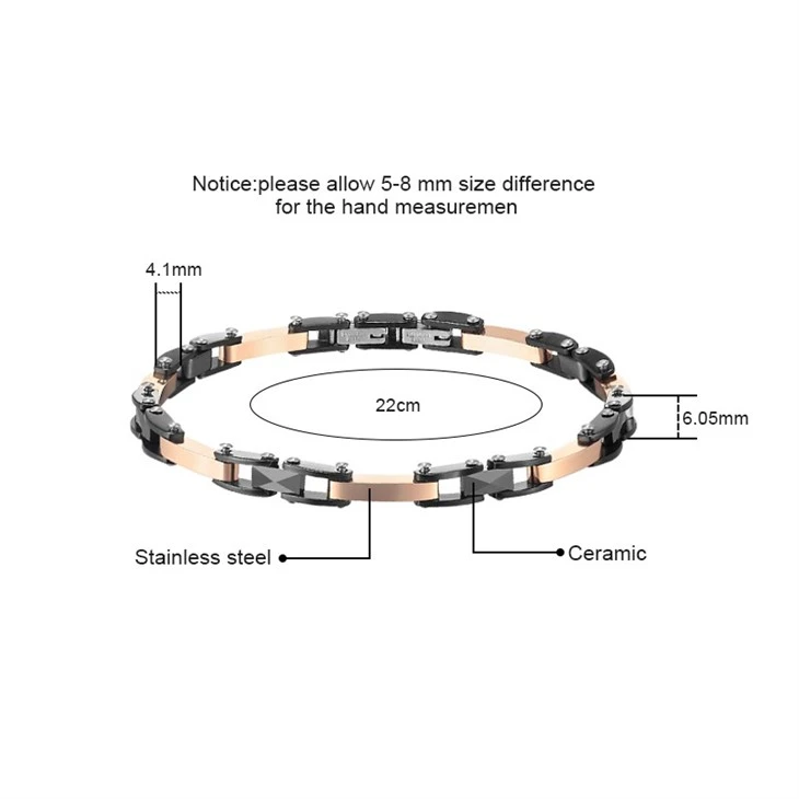 Ceramic Fusion Dual-Tone Link Bracelet best Ceramic Fusion Dual-Tone Link Bracelet best