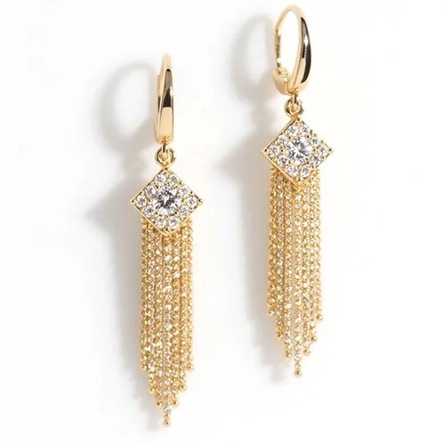 Titanium Diamond Tassel Earrings Titanium Diamond Tassel Earrings