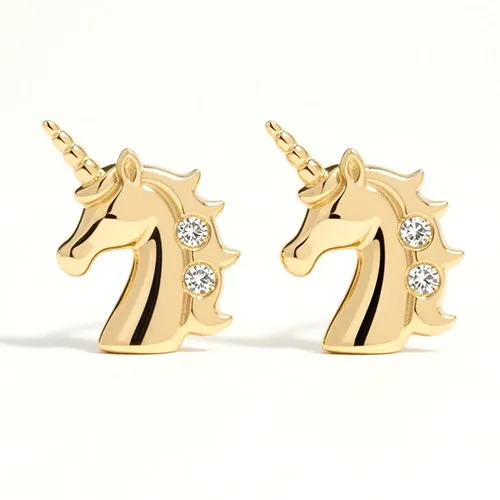 Titanium Unicorn Stud Earrings Titanium Unicorn Stud Earrings