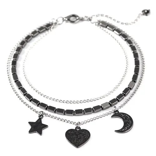 Titanium Celestial Charm Anklet Titanium Celestial Charm Anklet