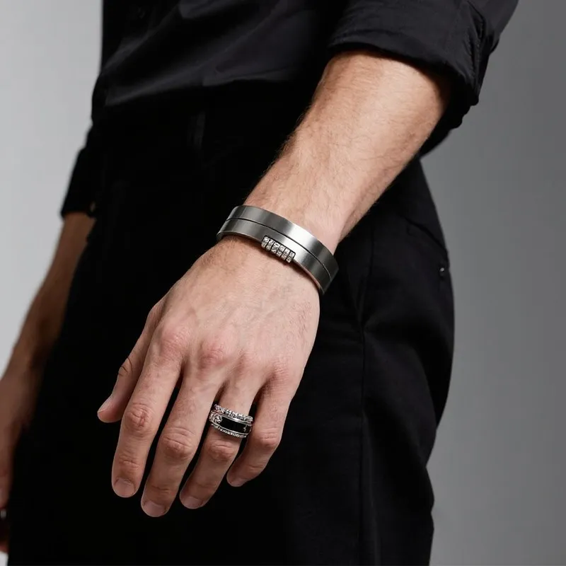 Mens Titanium Bracelets and Rings 2 Mens Titanium Bracelets and Rings 2