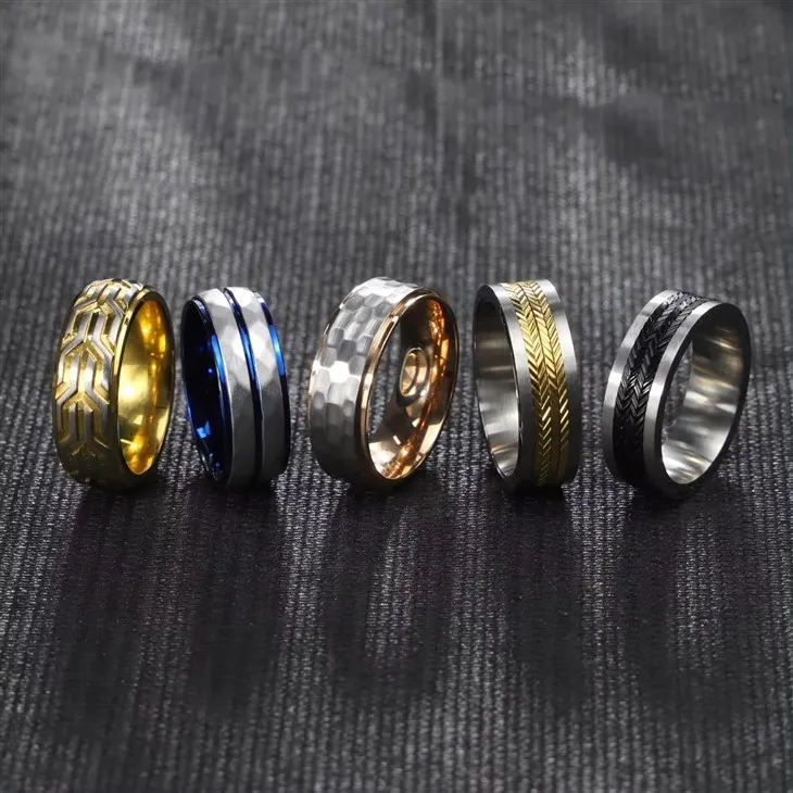 Men's Rings Stainless Steel Jewelry Fashion Rings For Men Men's Rings Stainless Steel Jewelry Fashion Rings For Men