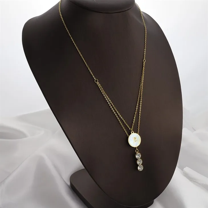 Gold Layered Pearl Initial & Three-Zircon Pendant Necklace best Gold Layered Pearl Initial & Three-Zircon Pendant Necklace best
