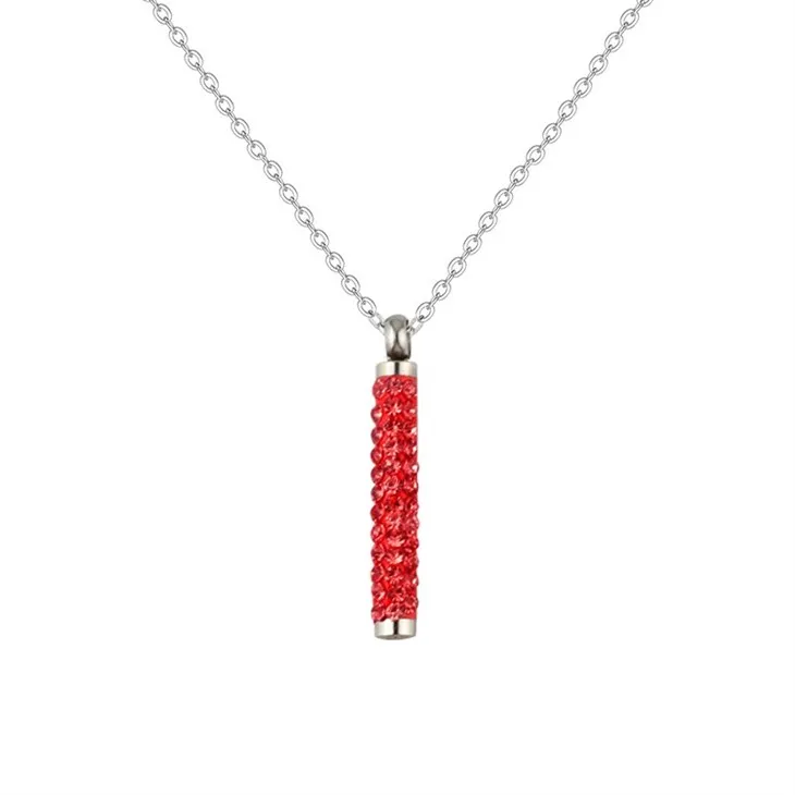Slim Pavé Zircon Bar Pendant Necklace factory Slim Pavé Zircon Bar Pendant Necklace factory