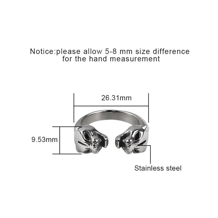 Twin Panther Head Open Ring suppliers Twin Panther Head Open Ring suppliers